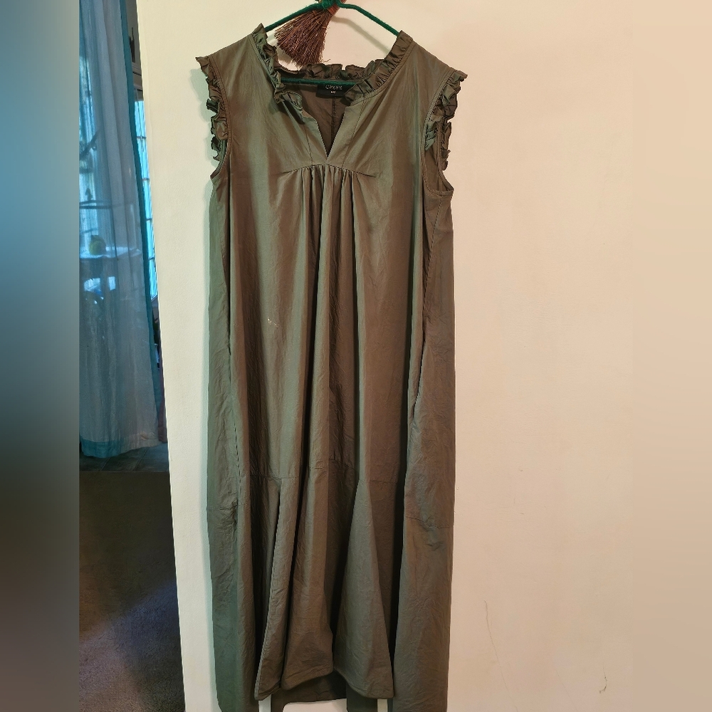 Chepè green cotton dress